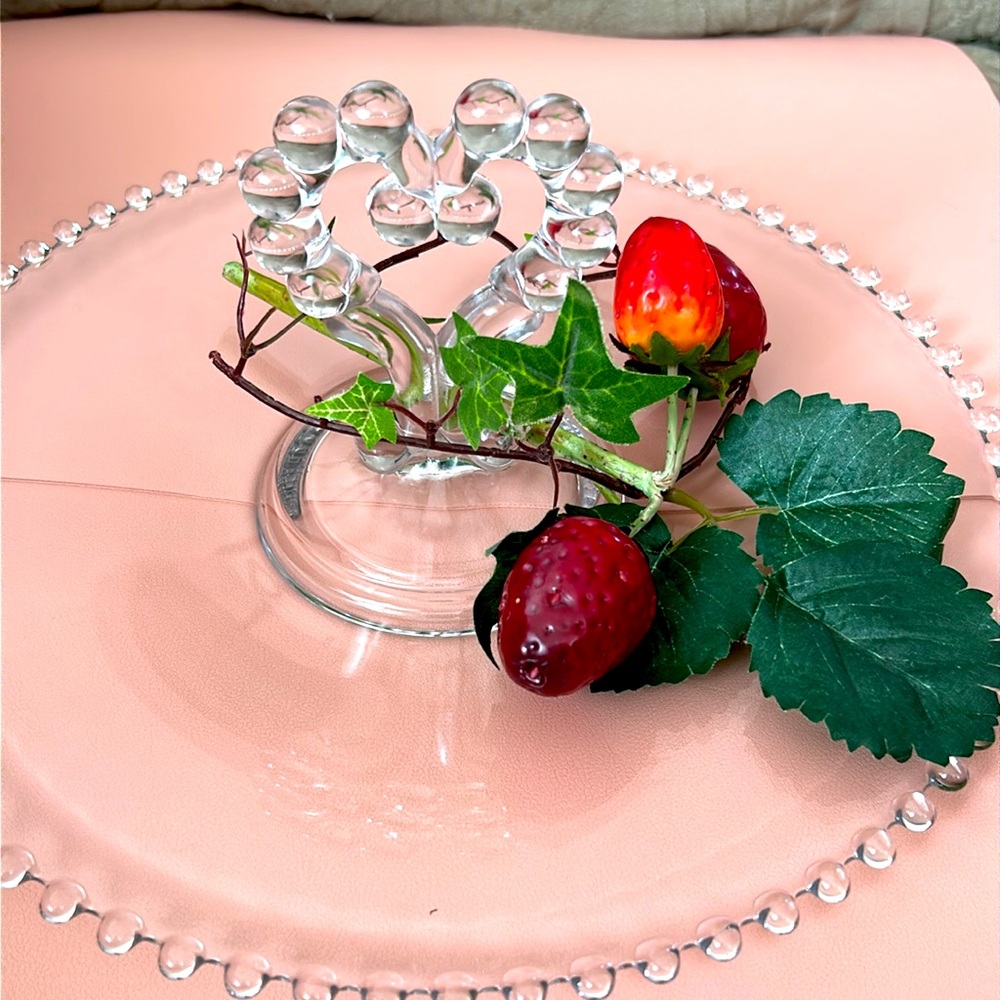 Vintage Candlewick Serving Tray Imperial Glass Company